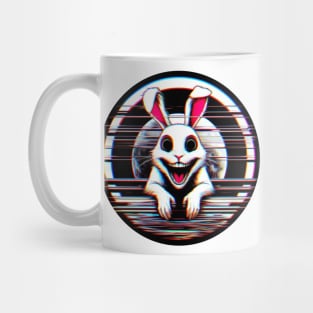 scary white rabbit Mug